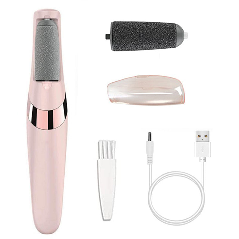 Electric foot filer for smooth feet, callus remover device for effective foot care and exfoliation.